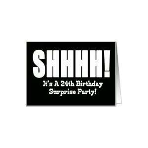  24th Birthday Surprise Party Invitation Card Toys & Games