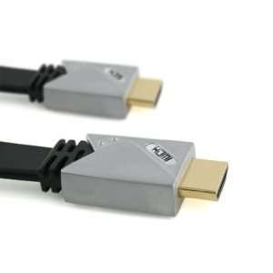  XO Platinum 3 feet Flat Metal HDMI Cable Electronics