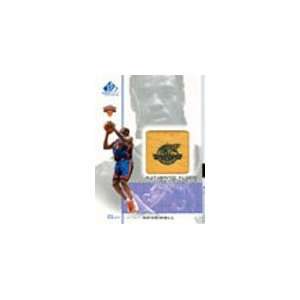  2001 SP Authentic Latrell Sprewell Game Used Floor Card 