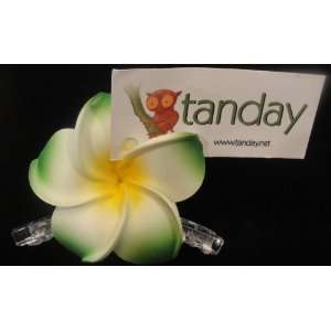  Tanday (Green) Hawaiian Double Plumeria w/ French 