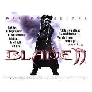  Blade II (British Quad Movie Poster) 