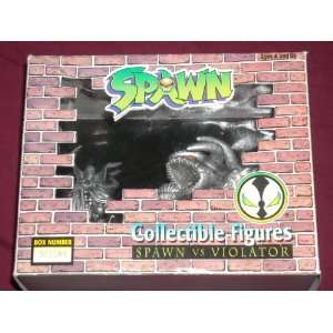 Rare Todd Toys Spawn Vs. Violator Pewter Fao Schwarz Limted Edition 
