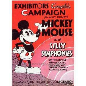  Mickey Mouse and Silly Symphonies Movie Poster (27 x 40 