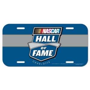  NASCAR Hall of Fame License Plate: Sports & Outdoors