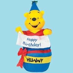 Birthday Cake Pops on Winnie The Pooh Happy First 1st Birthday Party Plastic Banner Hallmark