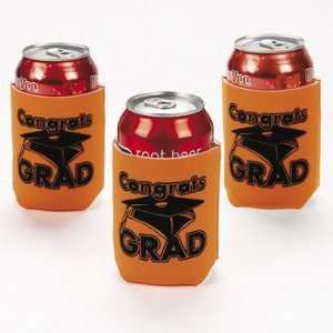   Grad Orange Can Covers   Tableware & Soda Can Covers: Kitchen & Dining