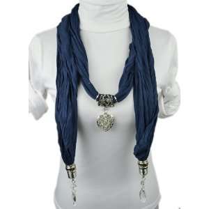  2012 fashion zinc alloy pendant necklace jewelry scarf 
