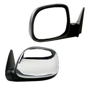   TUNDRA 00 04 DRIVER SIDE POWER MIRROR WITH CHROME COVER: Automotive