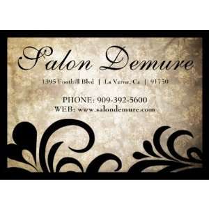   Salon Gift Certificates Business Card Templates