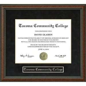  Tacoma Community College Diploma Frame