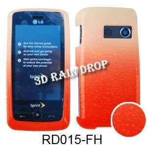  CELL PHONE CASE COVER FOR LG RUMOR TOUCH LN510 RAIN DROP 