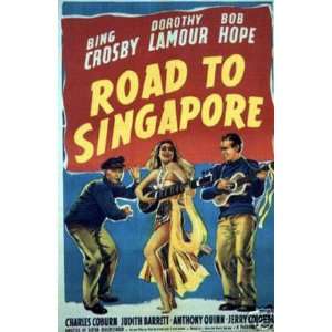  Road to Singapore Bob Hope Poster 