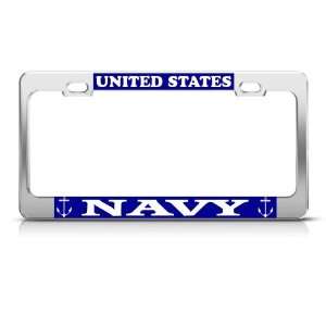  Us Navy United States Metal Military license plate frame 