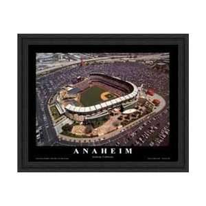  Angel Stadium Los Angeles Angels of Anaheim Aerial Framed 