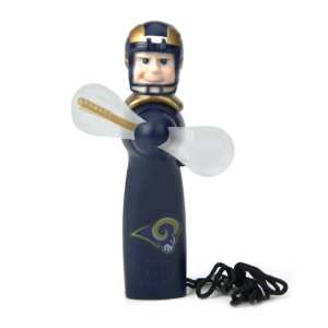   of 2 NFL St. Louis Rams LED Light Up Portable Fans: Home & Kitchen