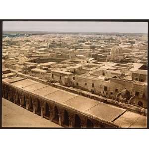    From minaret of the Great Mosque, Kairwan, Tunisia