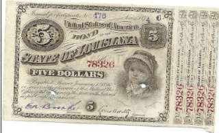 SCANDAL IN LOUISIANA Rare stamped signature of Louis A. Weltz, the 