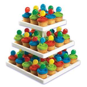 cake or cupcake stands ROUND,SQUARE, SCALLOPED,STAGGERED 2,3,4 tier 