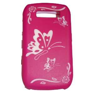   Case Butterflies (Hot Pink) + Free Screen Protector 