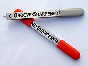 Golf GROOVE SHARPENER sharpens all U & V shaped grooves  