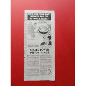   print ad (Wynicie King Art/3 men/car.) Orinigal Magazine Print Art