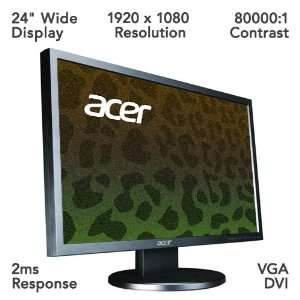  Acer V243H AJBD 24 Refurbished LCD Monitor: Computers 