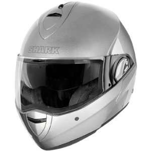 Shark Evoline Motorcycle Helmet   Silver: Sports 