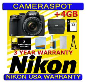 NIKON Coolpix L120 Digital Camera 21x Zoom BLACK +4GB +3 YEAR NIKON 