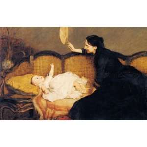 MASTER BABY BY WILLIAM QUILLER ORCHARDSON CANVAS REPRODUCTION:  