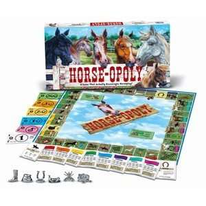    Horse Opoly Family Board Game by Late for the Sky Toys & Games
