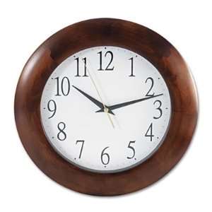  Universal 12 3/4 Round Wood Clock