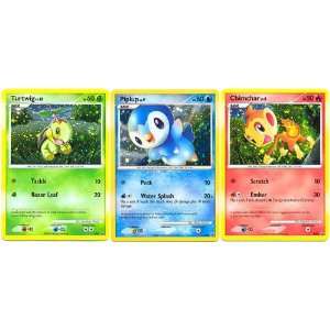  Pokemon Diamond and Pearl Holofoil Promo Cards Piplup Lv.9 