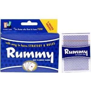  Rummy 2 Deck Card Game: Toys & Games