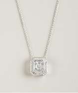 Armadani diamond and white gold vintage pendant necklace style 