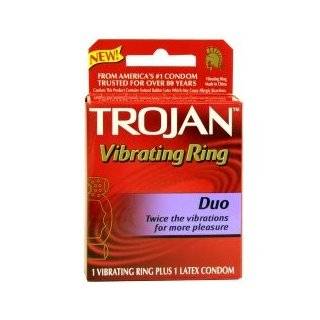 Trojan Condoms Trojan Duo Vibrating Ring Condoms