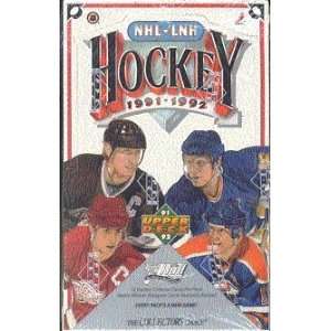  1991/92 Upper Deck English Low # Hockey Wax Box Sports 