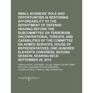  Small business role and opportunities in restoring 