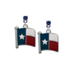  Texas Flag   Lone Star   Silver Plated Charm [Jewelry 