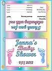 Pastel Baby Feet Neutral Boy or Girl Baby Shower Party Favor Bags with 