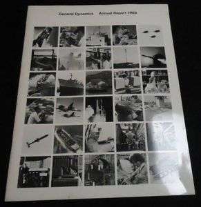 Vietnam War Era General Dynamics Annual Report   Fort Worth   Aviation 