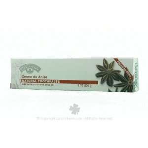 Herbal Toothpaste   Creme de Anise, 6 oz ( Value Multi pack of FIVE(5 