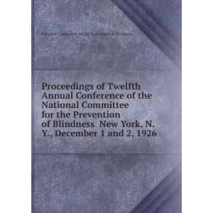 Proceedings of Twelfth Annual Conference of the National Committee for 
