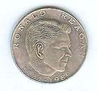RONALD REAGAN 1981 1989 COIN SIZE IS SAME SIZE AS OF MORGAN DOLLAR