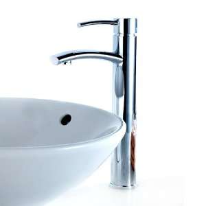  Centerset Bathroom Vessel Sink Faucet, Tall Chrome: Home Improvement