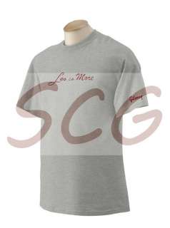 Gibson Les is More Tee Shirts 100% Cotton  