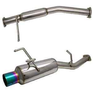   240SX S13 STAINLESS EXHAUST PIPE & MUFFLER W/BURNT TIP: Automotive