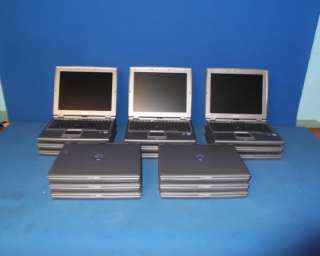 Lot of 15 Dell Latitude D400 Laptop PCs 1.4GHz   1.8GHz 512MB   1GB 