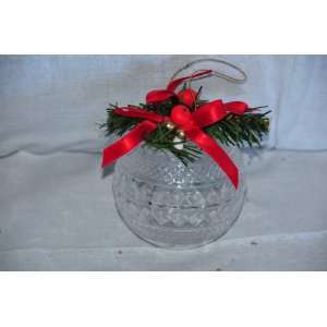  Cut Crystal Type Christmas Ball Made of Hard Plastic 3.5 