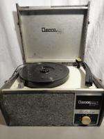 Vintage Portable Record Player Phonograph Decca Mono Model DPS17 Palm 