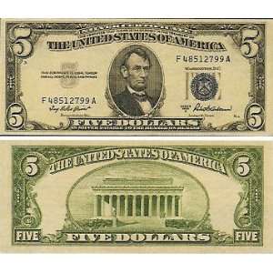   Silver Certificate    Blue Seal    VF/Extremely Fine 